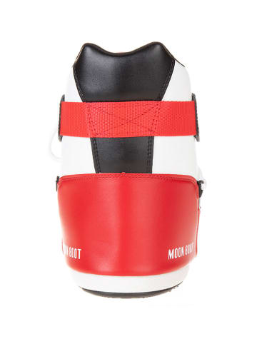 Moon Boot Winterlaarzen wit/rood/zwart