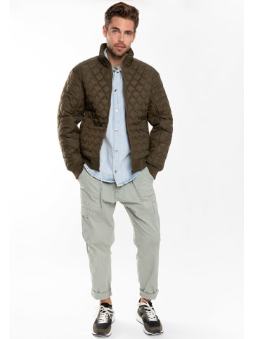 Northwood Doorgestikte jas "Gabin" bruin