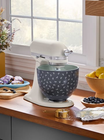 KitchenAid Rührschüssel 5KSM2CB5BF "Vintage Florals" in Grau - 4,7 l