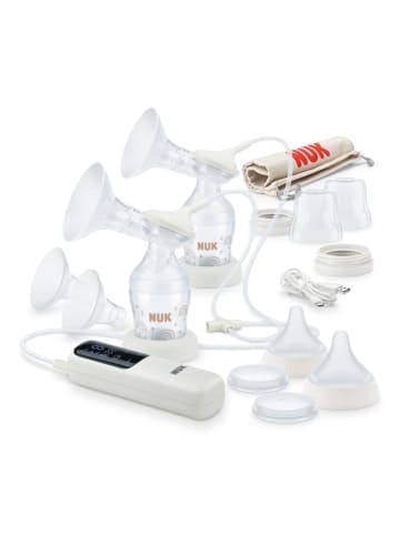NUK Doppel-Milchpumpe "Soft&Easy" in Weiß
