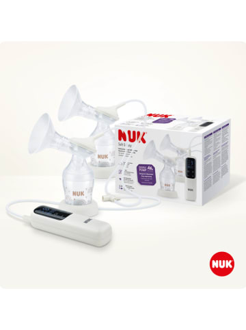 NUK Doppel-Milchpumpe "Soft&Easy" in Weiß
