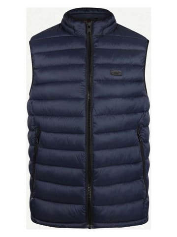 McGregor Doorgestikte bodywarmer donkerblauw