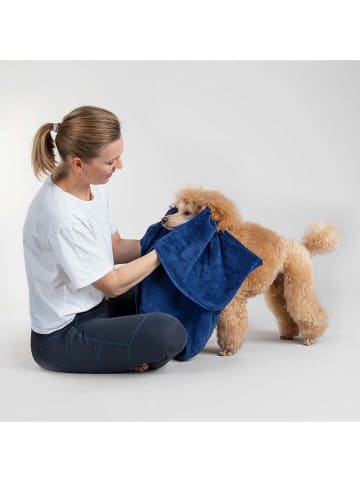 Paikka Hunde-Badetuch in Blau