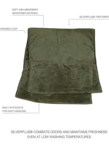 Paikka Ręcznik kąpielowy w kolorze khaki dla psa