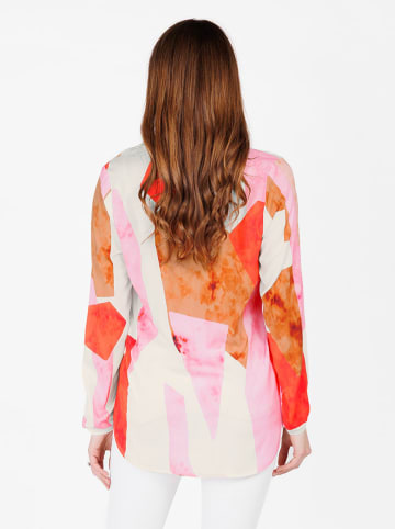 KEY LARGO Bluse in Rosa/ Orange/ Weiß