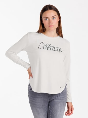 KEY LARGO Longsleeve "Los Angeles" in Weiß