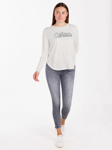 KEY LARGO Longsleeve "Los Angeles" in Weiß