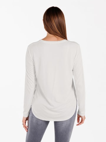 KEY LARGO Longsleeve "Los Angeles" in Weiß