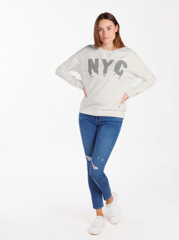 KEY LARGO Sweatshirt "Brooklyn" in Weiß