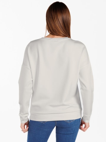 KEY LARGO Sweatshirt "Brooklyn" in Weiß