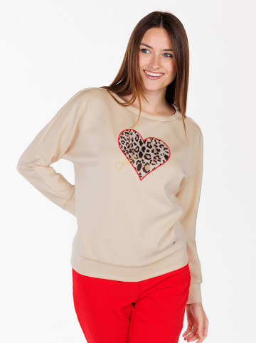 KEY LARGO Bluza "Hunted" w kolorze beżowym