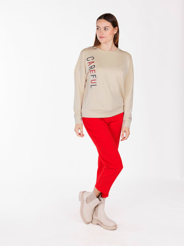 KEY LARGO Sweatshirt "Observe" beige