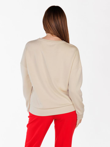 KEY LARGO Sweatshirt "Observe" in Beige