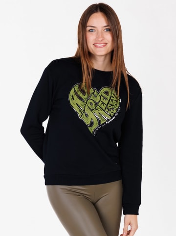 KEY LARGO Sweatshirt "Need" in Schwarz
