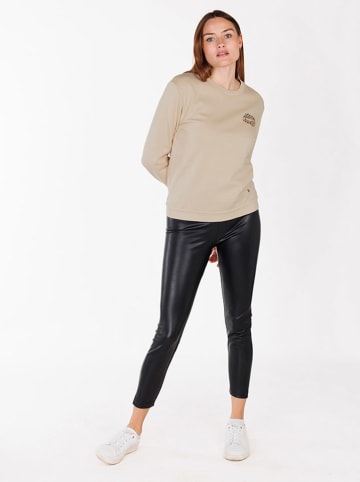 KEY LARGO Sweatshirt "Kiss" in Beige