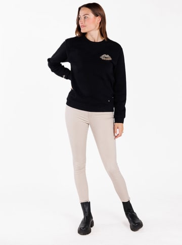 KEY LARGO Sweatshirt "Kiss" in Schwarz