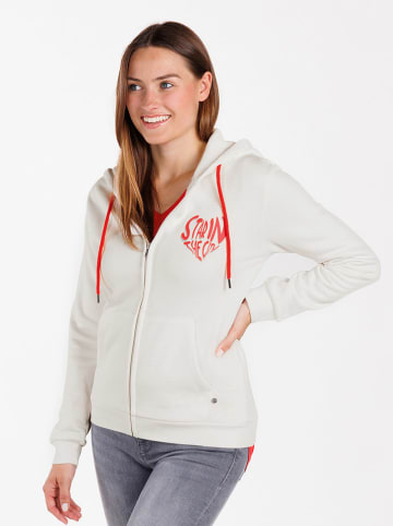 KEY LARGO Sweatjacke "Sweet Apple" in Weiß