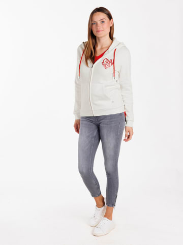 KEY LARGO Sweatjacke "Sweet Apple" in Weiß