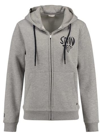 KEY LARGO Sweatjacke "Sweet Apple" in Grau