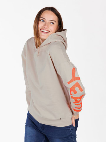KEY LARGO Hoodie "Yeah" beige