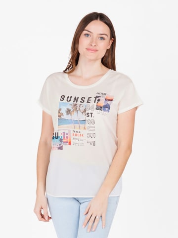 KEY LARGO Shirt "Sunset" wit