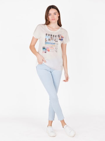 KEY LARGO Shirt "Sunset" wit