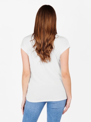 KEY LARGO Shirt "Careful" in Weiß