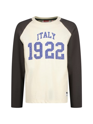 Vingino Longsleeve "300" in Anthrazit/ Creme