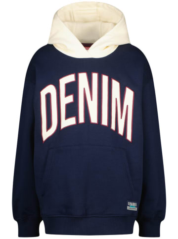 Vingino Hoodie in Dunkelblau/ Creme