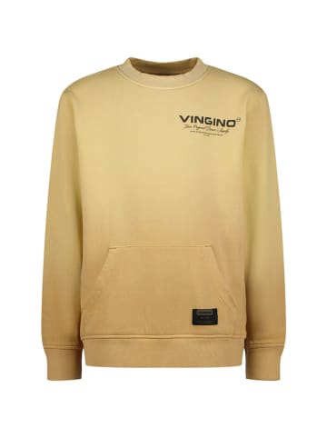 Vingino Sweatshirt in Gelb/ Hellbraun