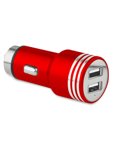 SmartCase Ladegerät für Zigarettenanzünder in Rot - 2.600 mAh