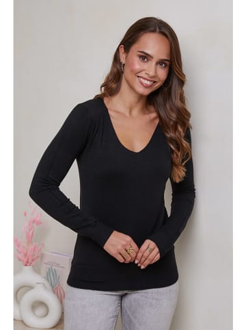 Soft Cashmere Pullover in Schwarz