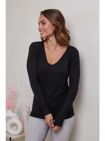 Soft Cashmere Trui zwart