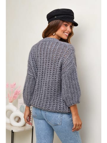 L'armoire de Suzette Pullover in Blau/ Grau