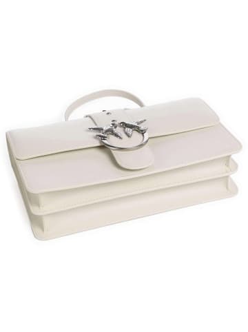 Pinko Leren schoudertas wit - (B)27 x (H)16 x (D)7 cm