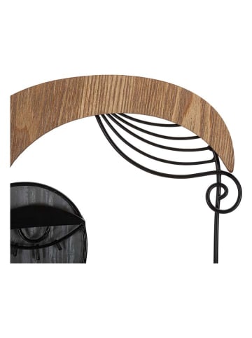 Mauro Ferretti Garderobe "Picassy" in Schwarz/ Braun - (B)22 x (H)35 cm