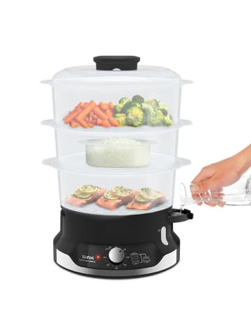 Tefal Stoomkoker VC2048 "Ultracompact" zwart - 9 l