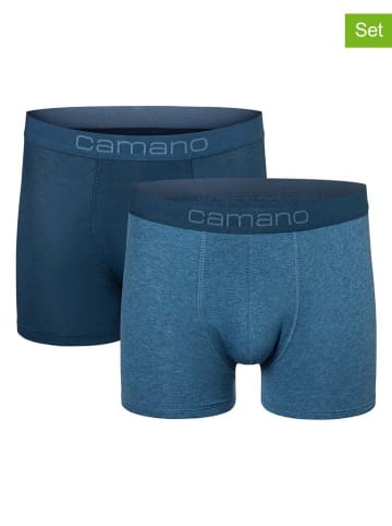 camano 2-delige set: boxershorts blauw