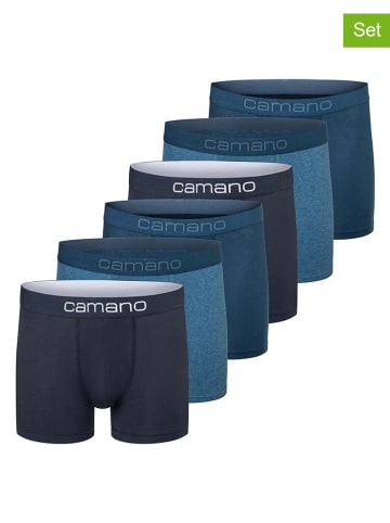 camano 6-delige set: boxershorts blauw