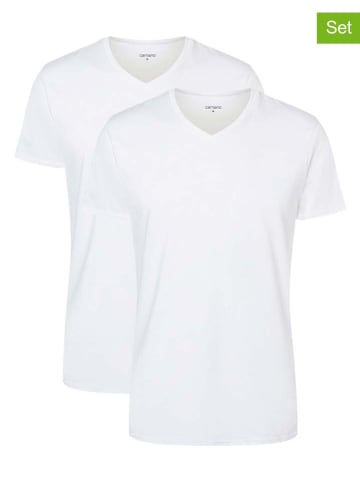 camano 2-delige set: shirts wit