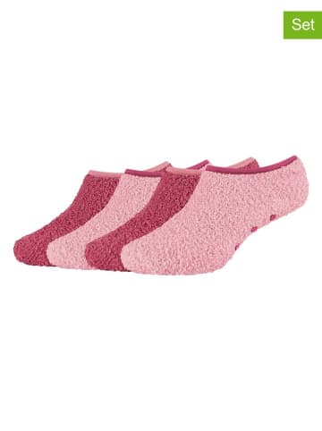 camano 4er-Set: ABS-Socken in Pink