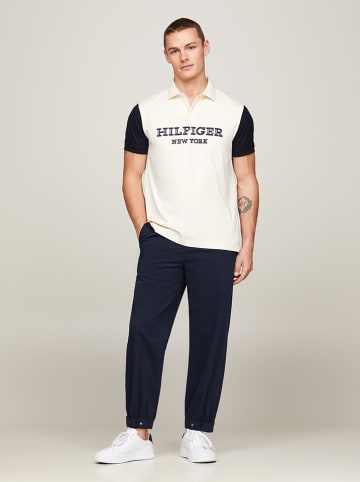Tommy Hilfiger Poloshirt beige/donkerblauw