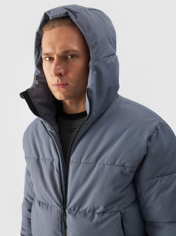 4F Ski-/snowboardjas grijs/blauw