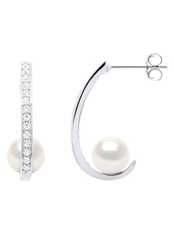 Pearl Addict Silber-Ohrstecker mit Perlen