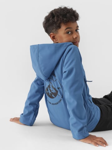 4F Softshelljacke in Hellblau