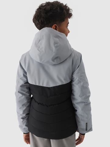 4F Ski-/snowboardjas zwart/grijs