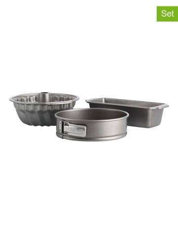 KitchenAid 3tlg. Backformen-Set in Grau