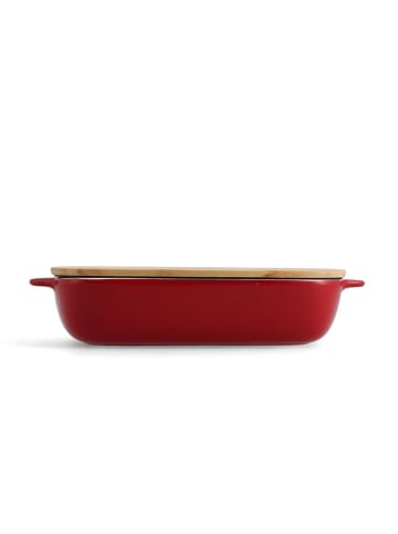 KitchenAid 2tlg. Set: Auflaufform in Rot - 900 ml