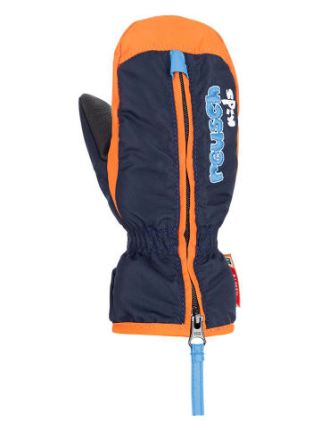 Reusch Funktionsfäustlinge "Ben" in Dunkelblau/ Orange