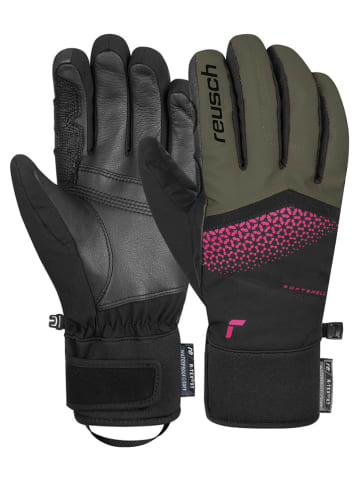 Reusch Rękawiczki funkcyjne "Micky R-TEX® XT" w kolorze czarnym ze wzorem